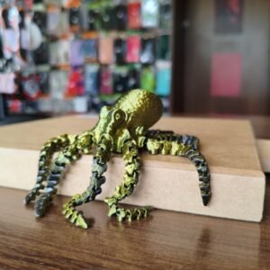 Polvo Articulado (Dourado e Preto) - Multicolor Premium