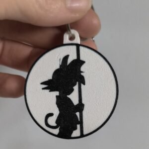Chaveiro Goku Infantil – Impressão 3D de Alta Qualidade