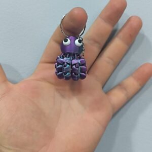 🐙 Chaveiro Polvo 3D Colorido – Miniatura Impressa em 3D