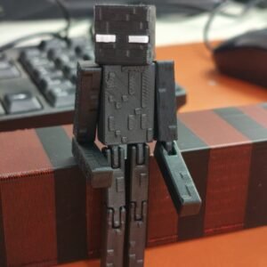 Wither Skeleton Minecraft em 3D – Modelo Articulado Premium