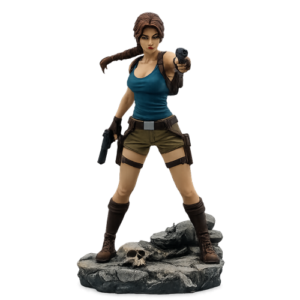 🎮Lara Croft Em Resina 10 CM -Colorido🎮