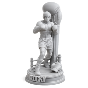 🥊Rock Balboa Resina 10 CM P/ Colorir🥊