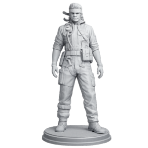 🎖️Solid Snake Resina-10 CM P/ Colorir🎖️